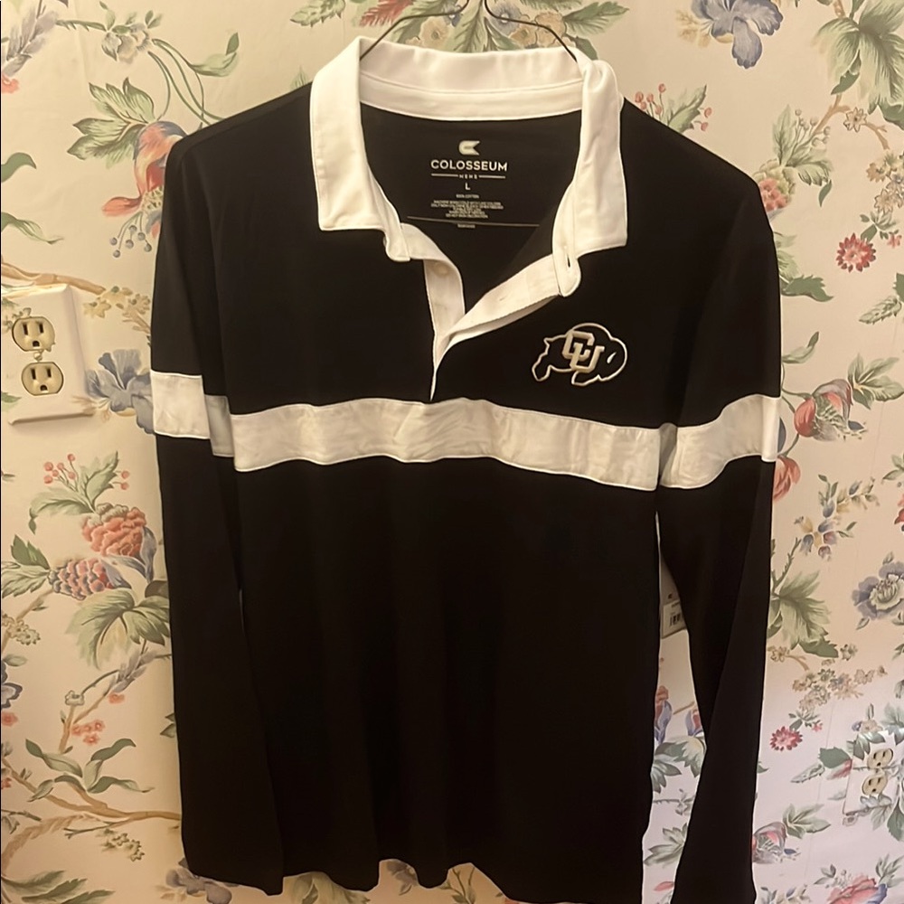 Men’s Size L Colorado Buffaloes Rugby Shirt - NWT